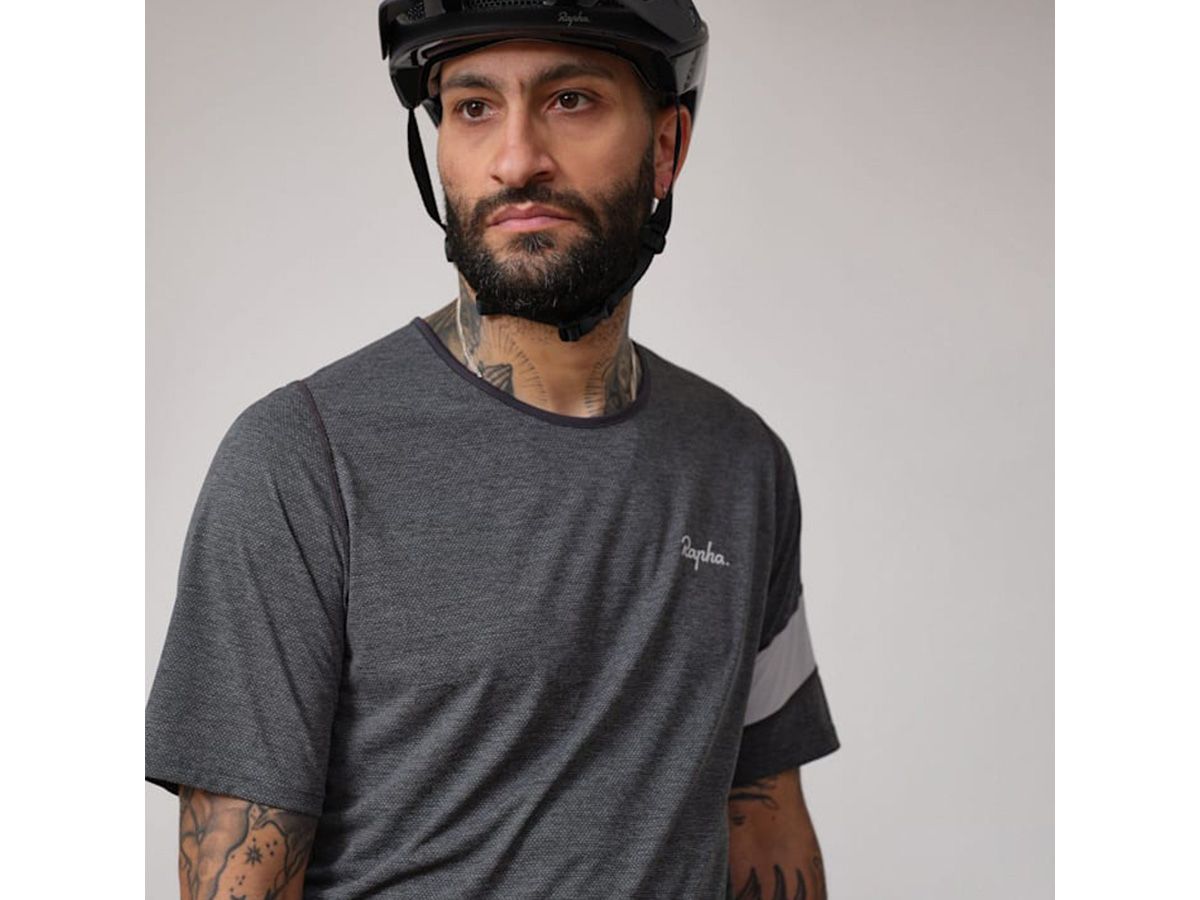 Rapha 男款 TRAIL 機能T恤 淺灰色 S