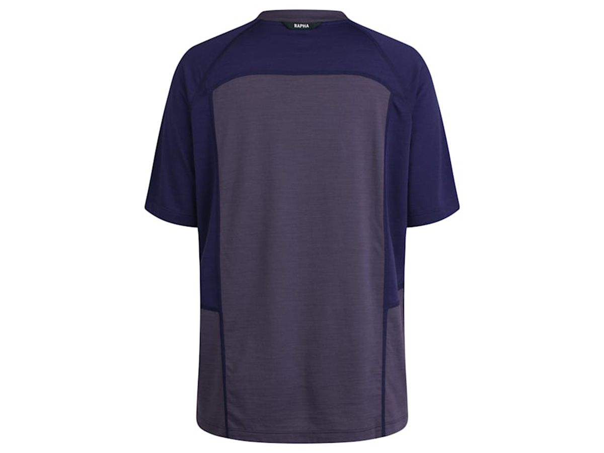 Rapha 女款 EXPLORE 機能美麗諾T恤 灰藍色 S
