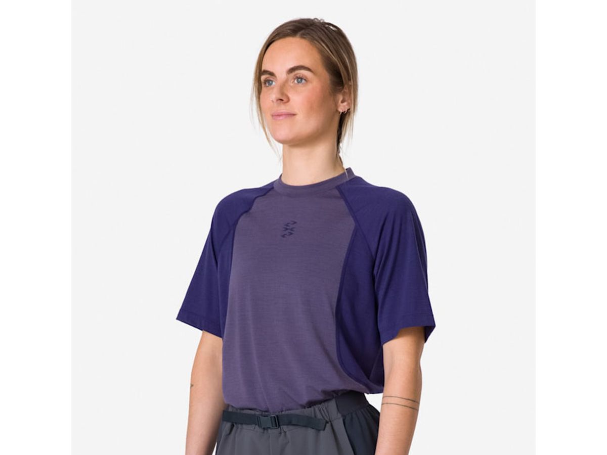 Rapha 女款 EXPLORE 機能美麗諾T恤 灰藍色 XL