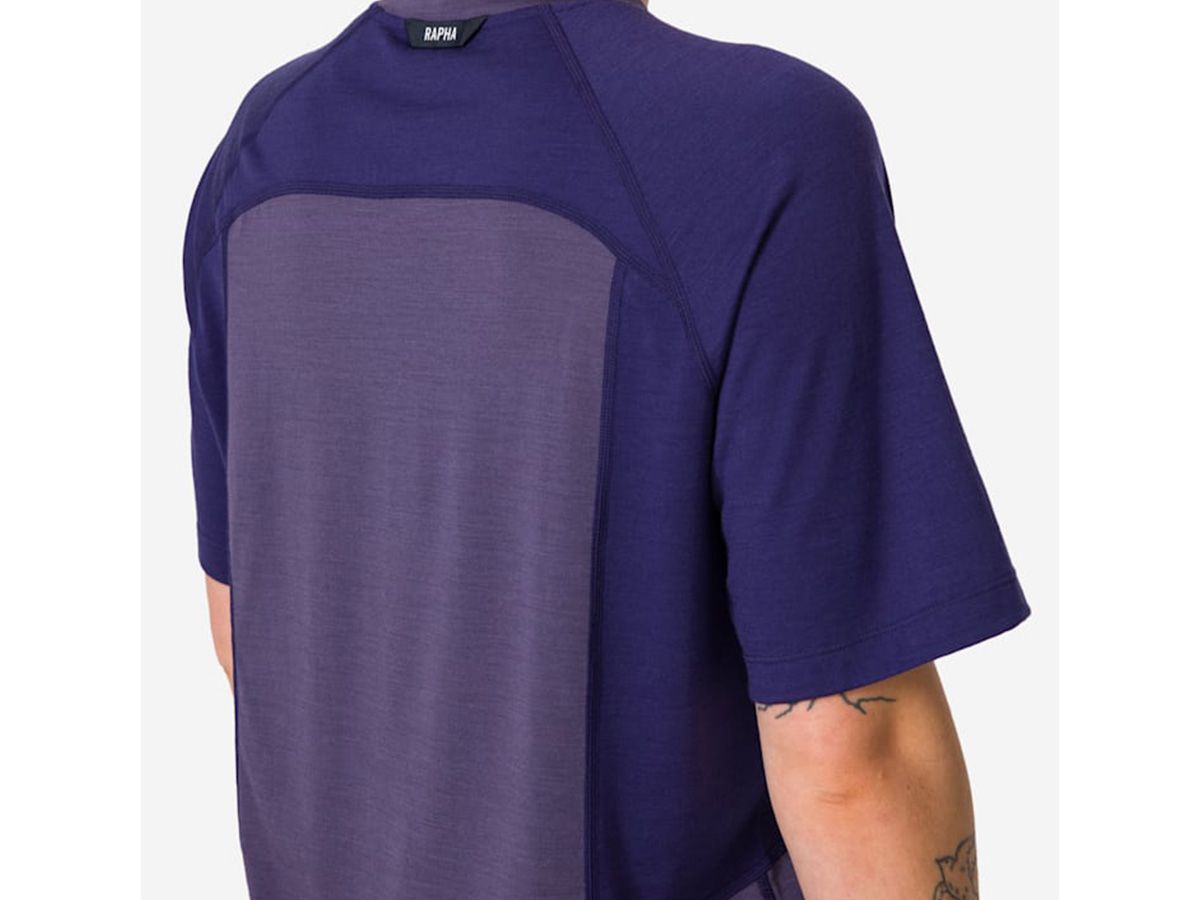 Rapha 女款 EXPLORE 機能美麗諾T恤 灰藍色 XL