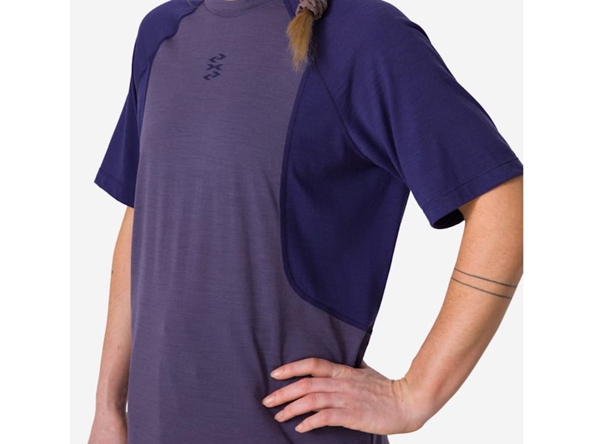 Rapha 女款 EXPLORE 機能美麗諾T恤 灰藍色 XS