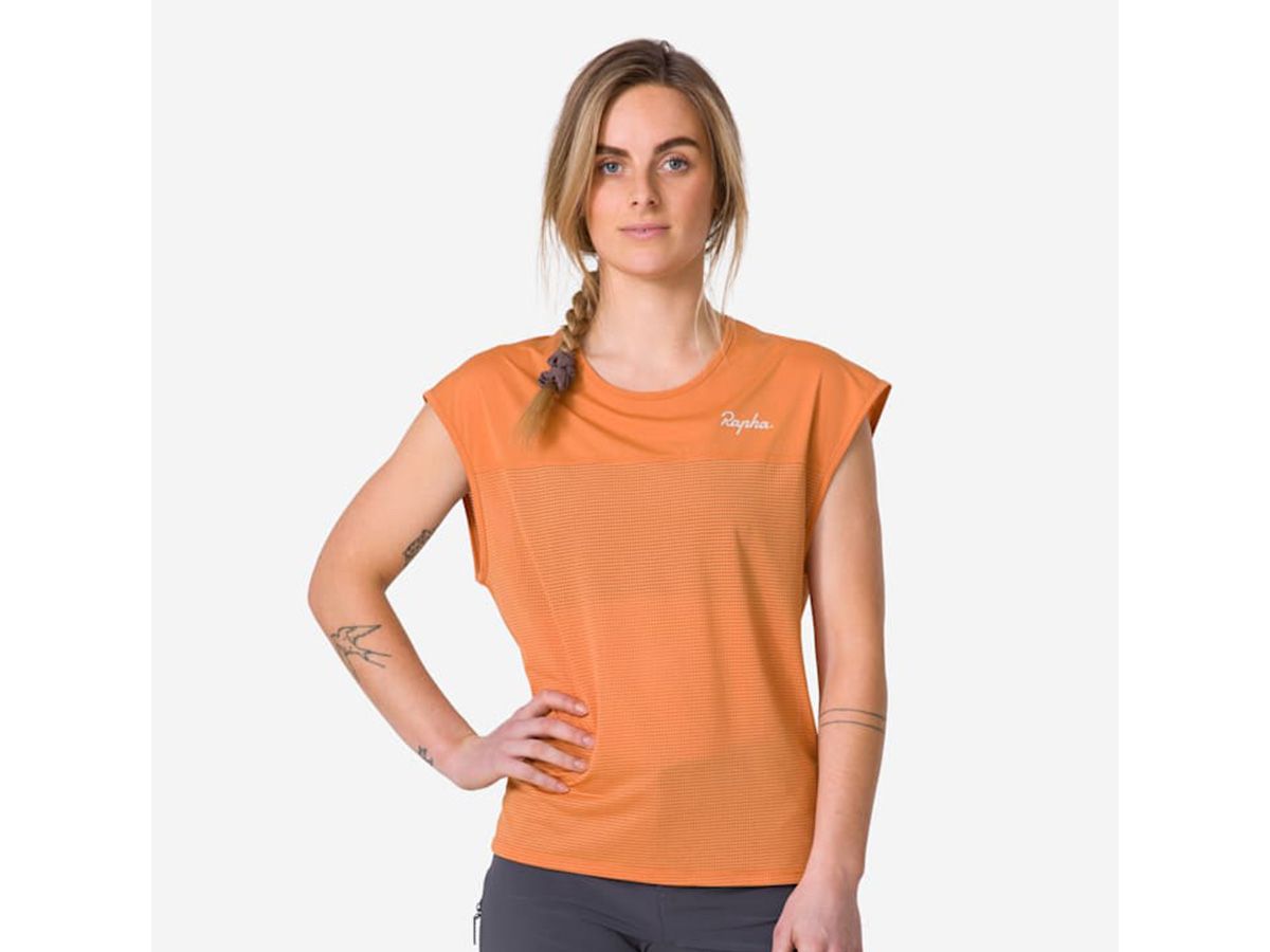 Rapha 女款 輕量無袖背心 橘色 XS