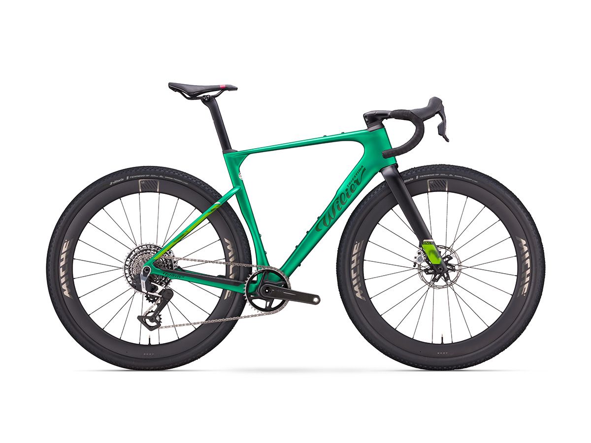 Wilier Triestina RAVE SLR ID2 競速礫石車 車架組 / 像素綠 S