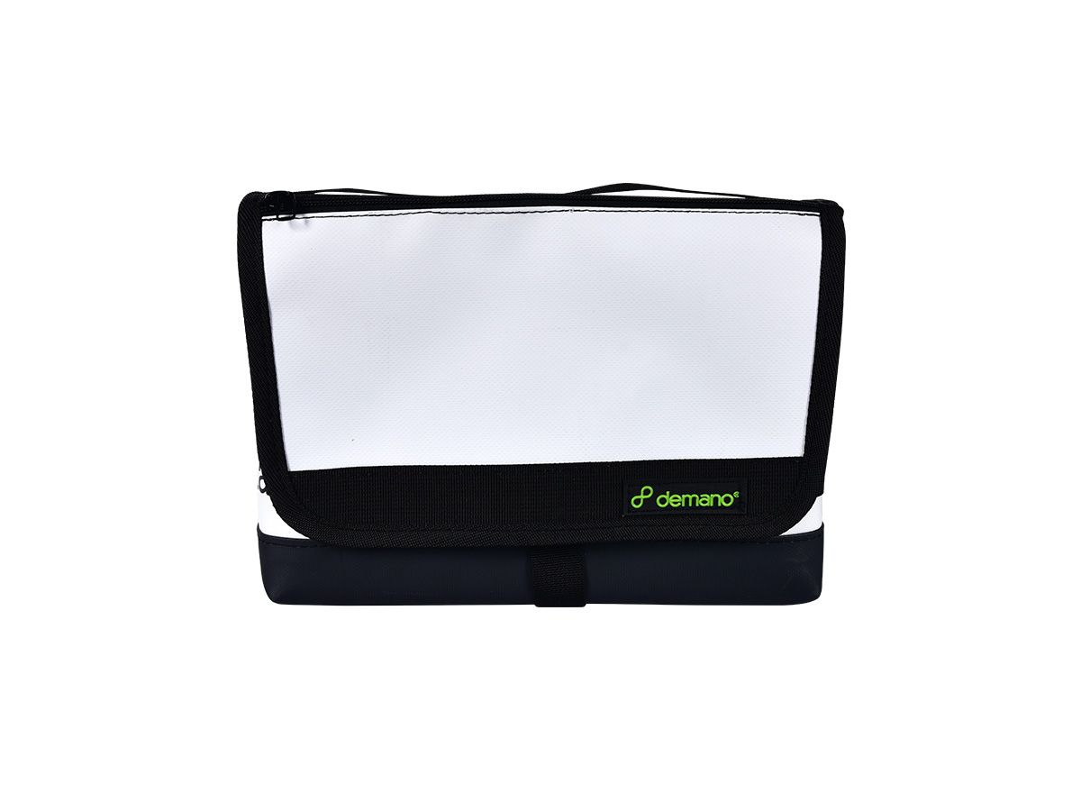 Demano Ribera Brompton 兩用小型郵差包/純色款-白