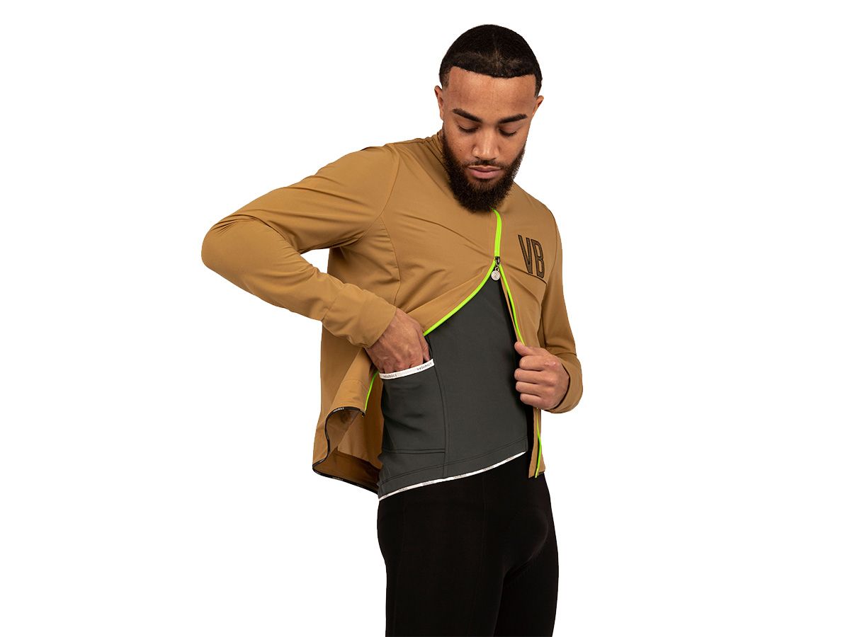 VB Riley 男款外套 棕色 M