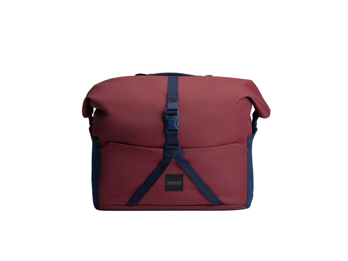 Brompton Rolltop 側背包 28L(大) 紫梅紅