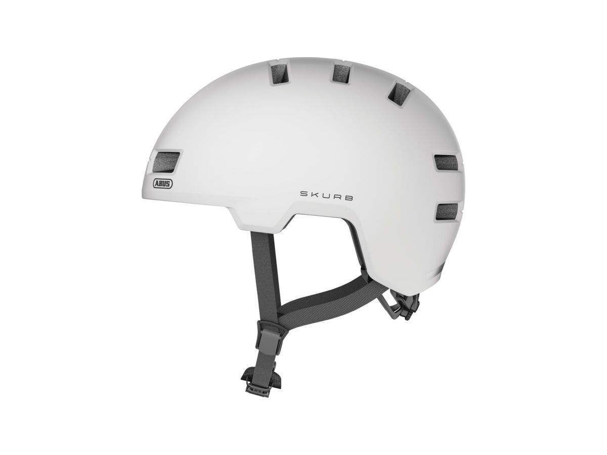 ABUS SKURB 都會通勤安全帽 珍珠白 L