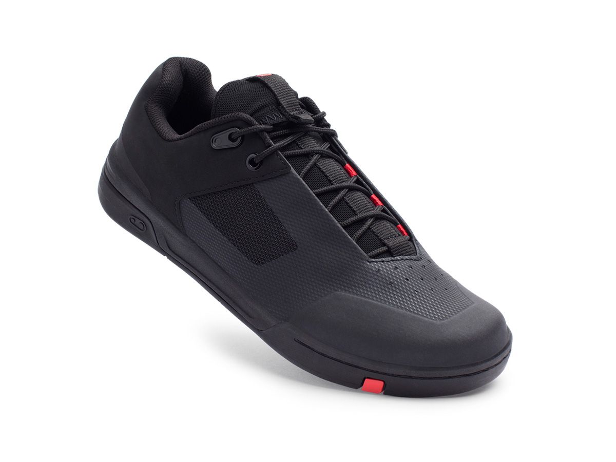 Crankbrothers平踏鞋 - Stamp Lace 鞋帶 黑紅色 US11