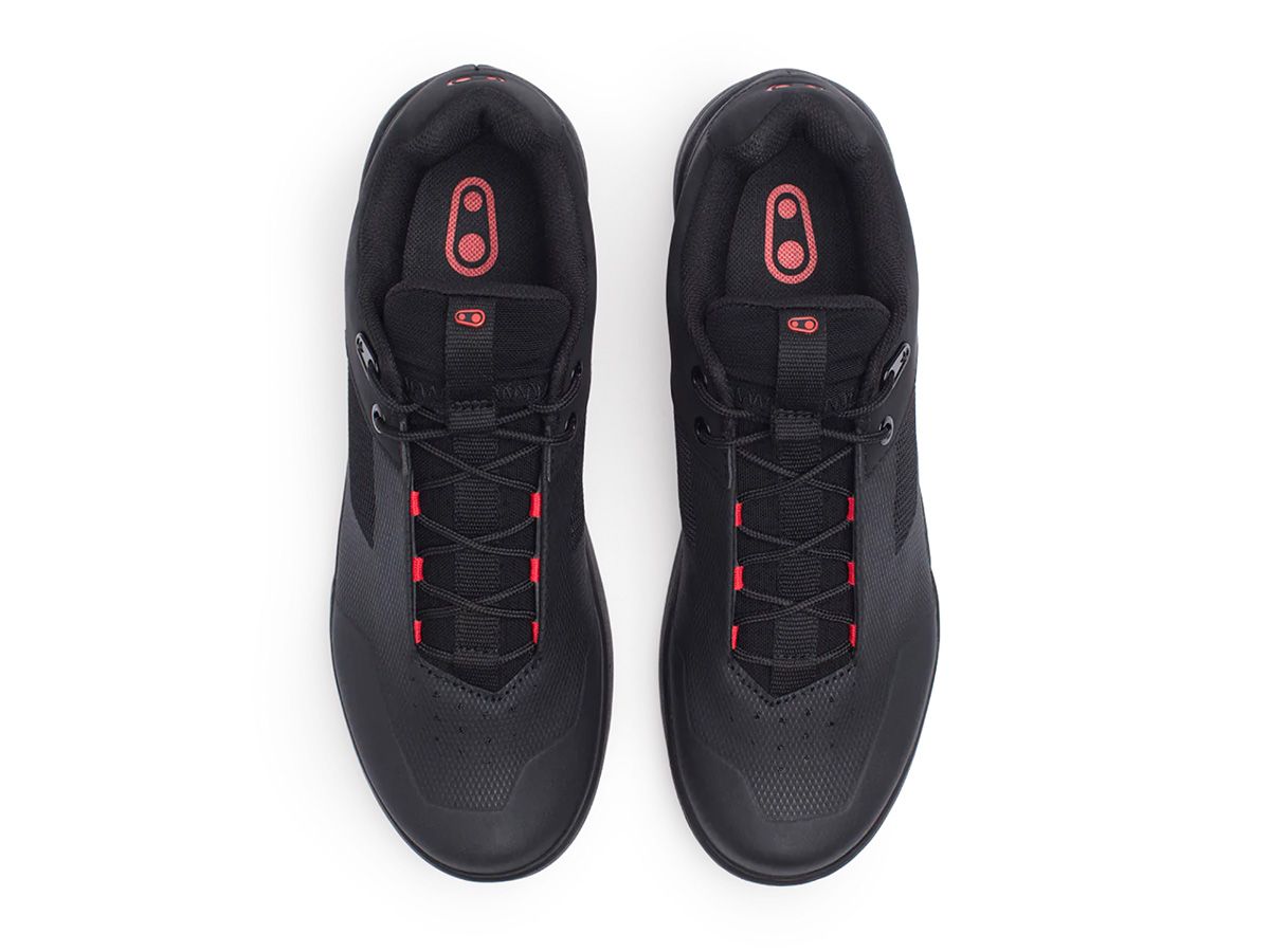 Crankbrothers平踏鞋 - Stamp Lace 鞋帶 黑紅色 US8.5