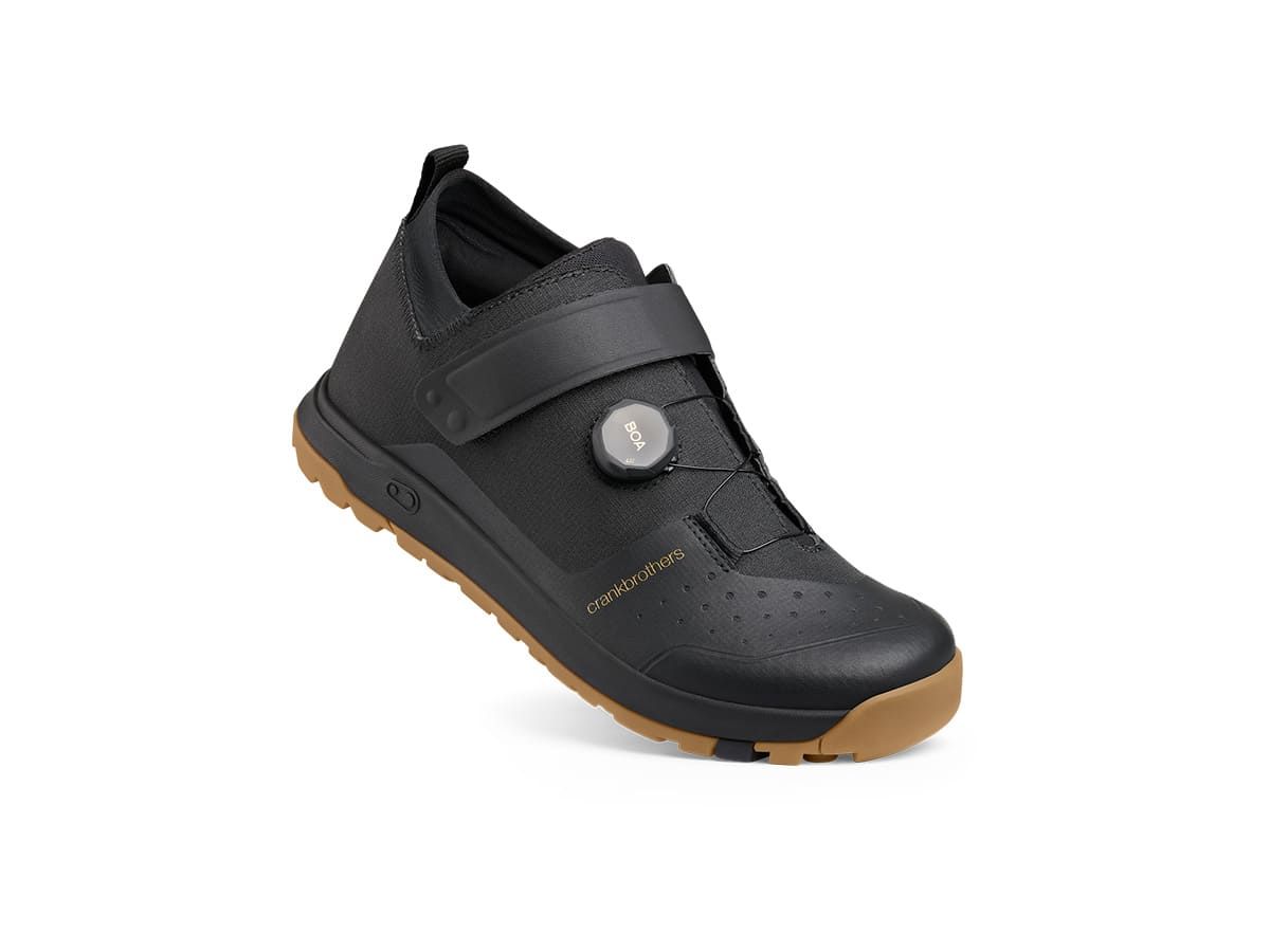 Crankbrothers STAMP TRAIL BOA® FLAT SHOES 平踏鞋 黑金 US 10