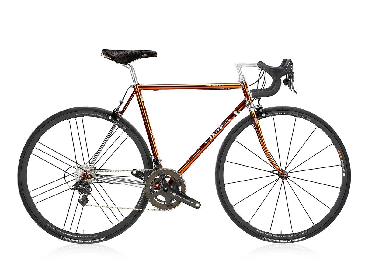 Wilier Triestina SUPERLEGGERA 古典公路車 CAMPAGNOLO CENTAUR/ CAMPAGNOLO CALIMA鋁合金輪組 酒銅橙