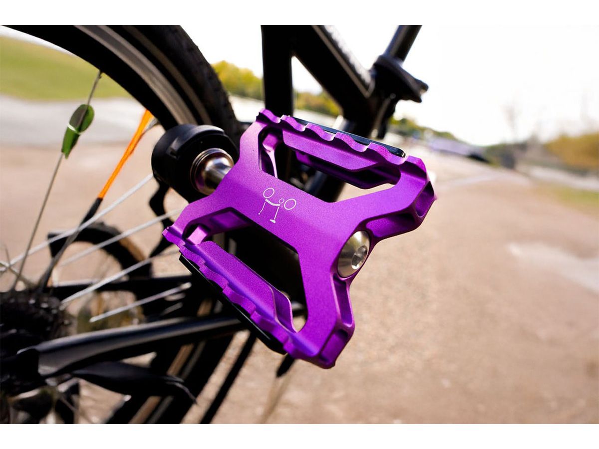 Brompton 超輕量化快拆踏板 紫色