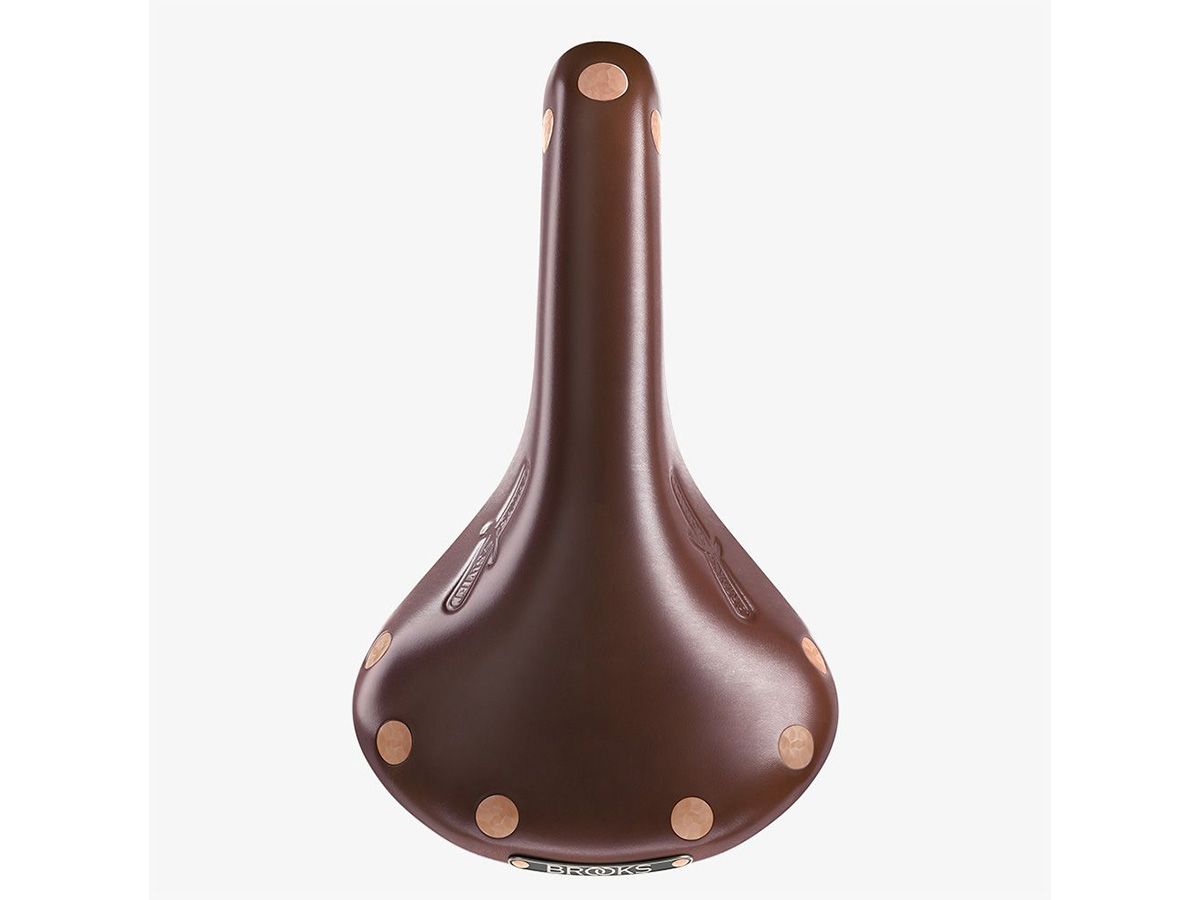 Brooks Swift 皮革座墊 褐色