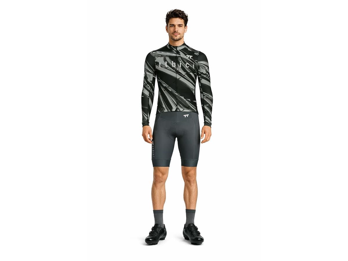 a Line Men's Altitude LS Team Jersey 男款車隊版長袖車衣 / 麥拉銀