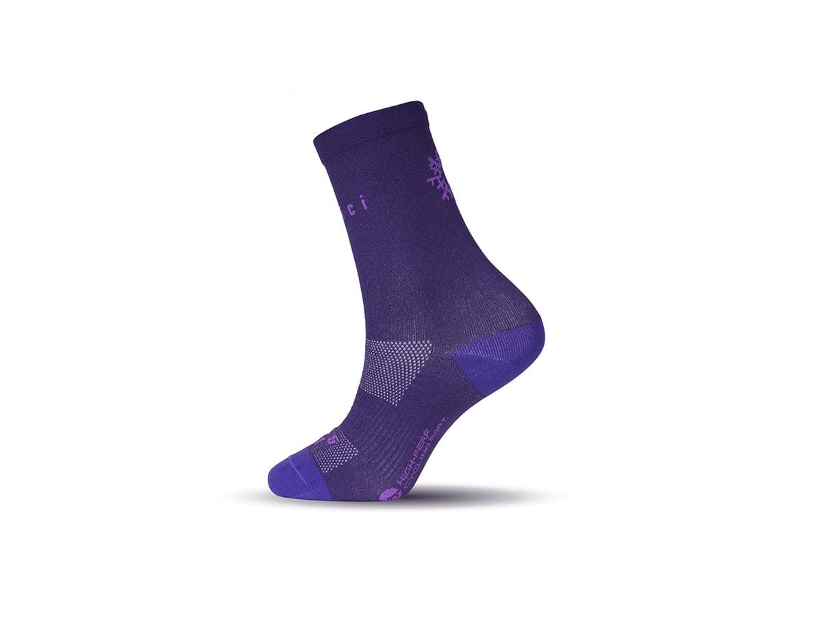 Team Socks 車襪 / 紫色 L/XL