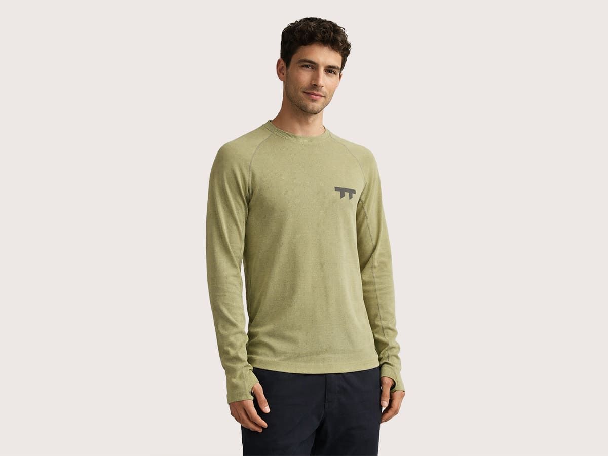 u Line Tech Merino Knit Ls T-Shirt 美麗諾羊毛編織機能長袖T恤 / 電氣黃