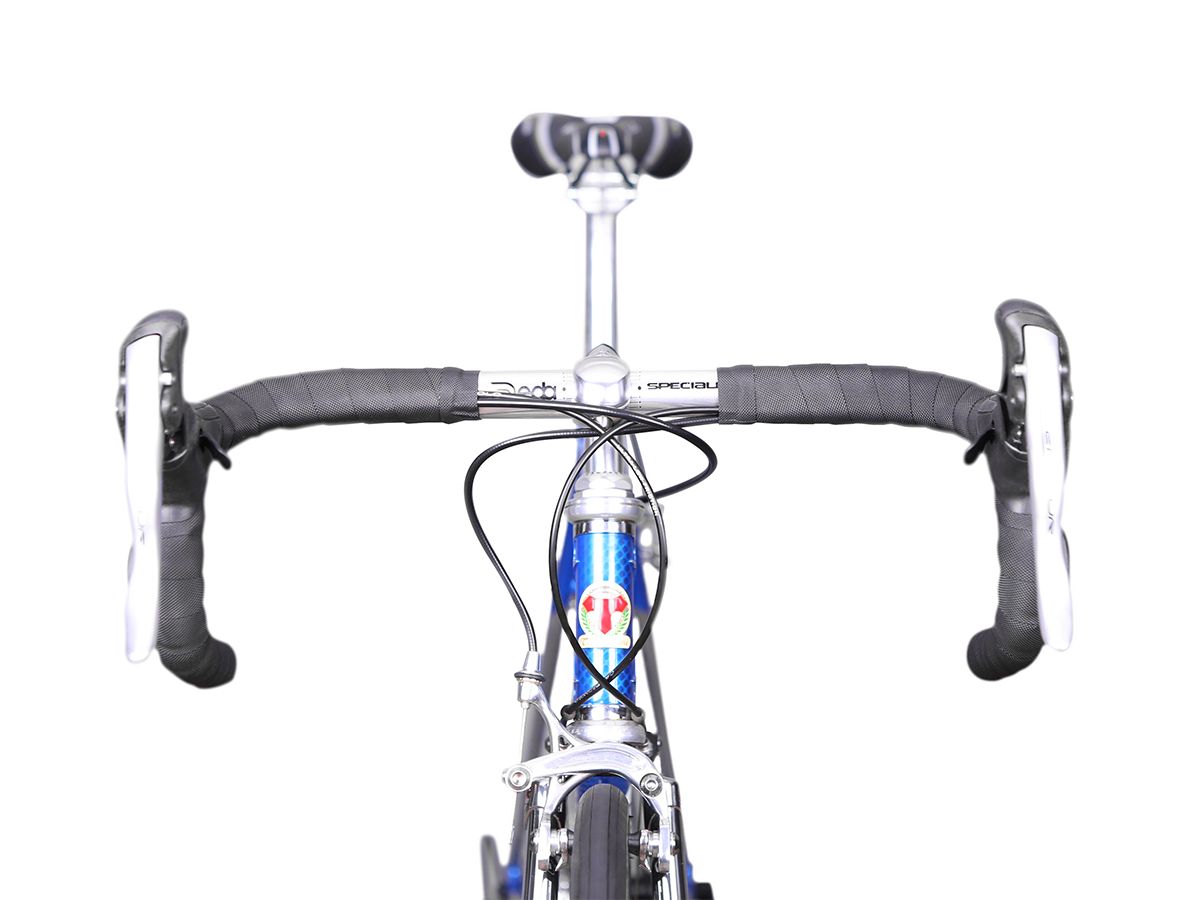 Tommasini TECNO - Blue Web 藍色菱紋經典鋼管車-48cm