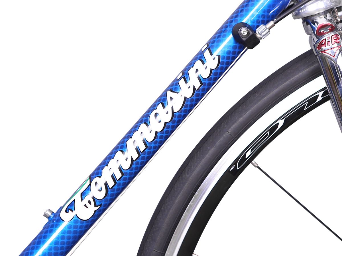 Tommasini TECNO - Blue Web 藍色菱紋經典鋼管車 52cm