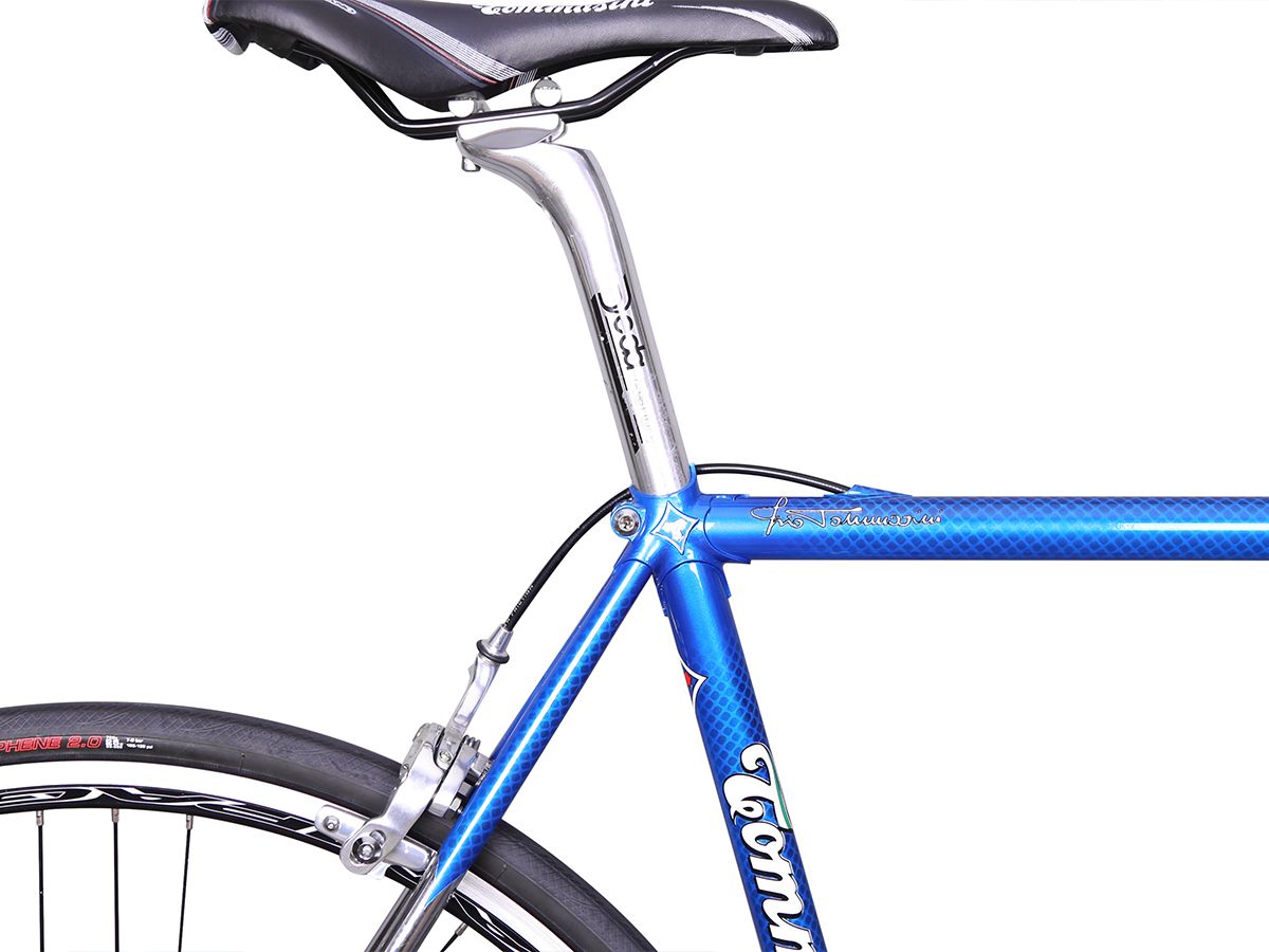 Tommasini TECNO - Blue Web 藍色菱紋經典鋼管車-48cm