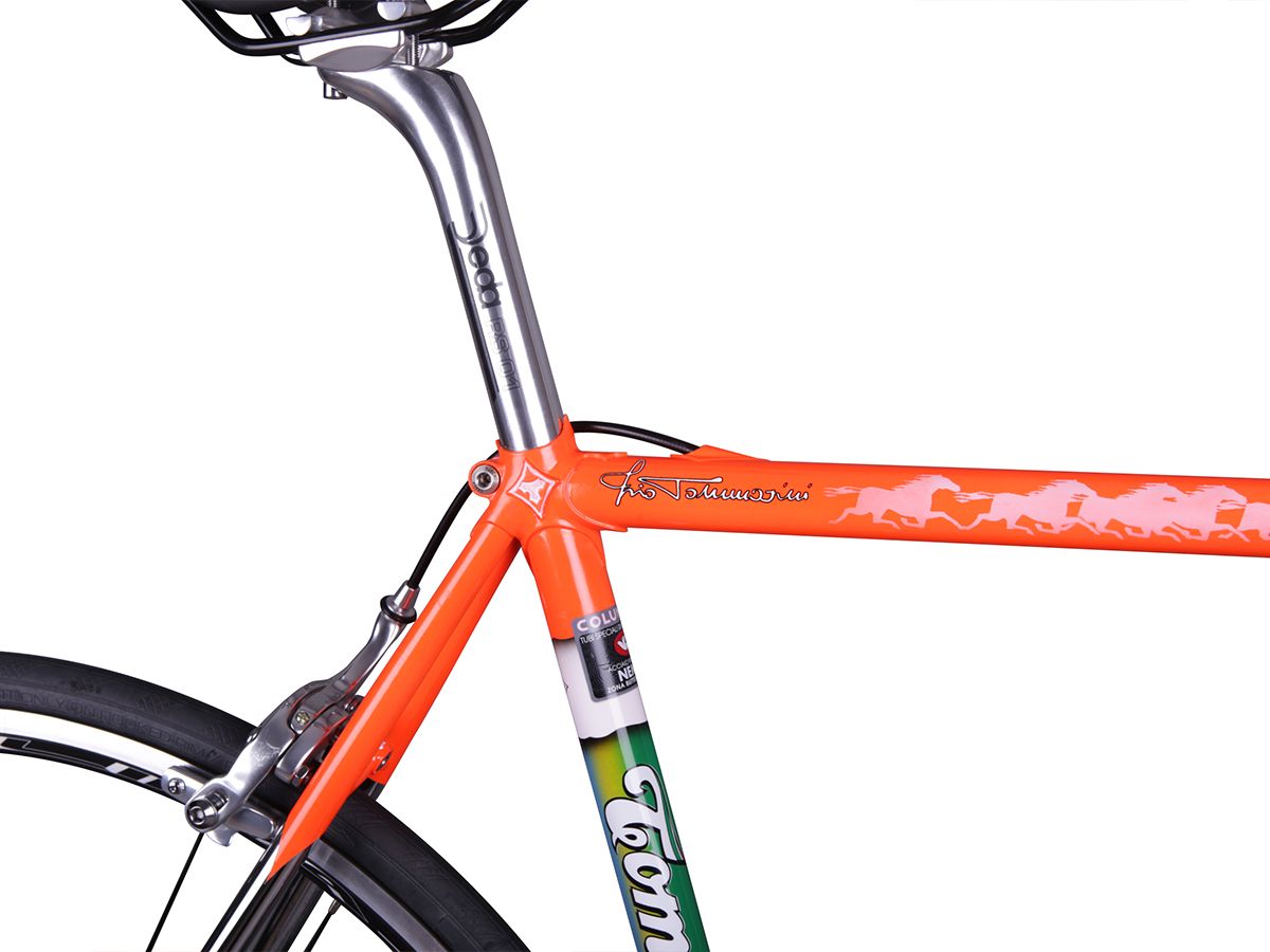 Tommasini TECNO - Orange 橘色經典鋼管車 52cm