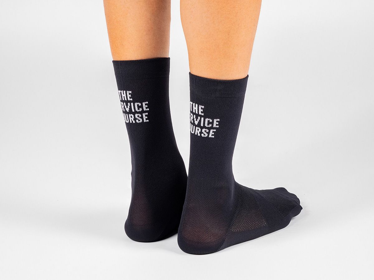 The Service Course Logo Socks 車襪 - 黑色 S