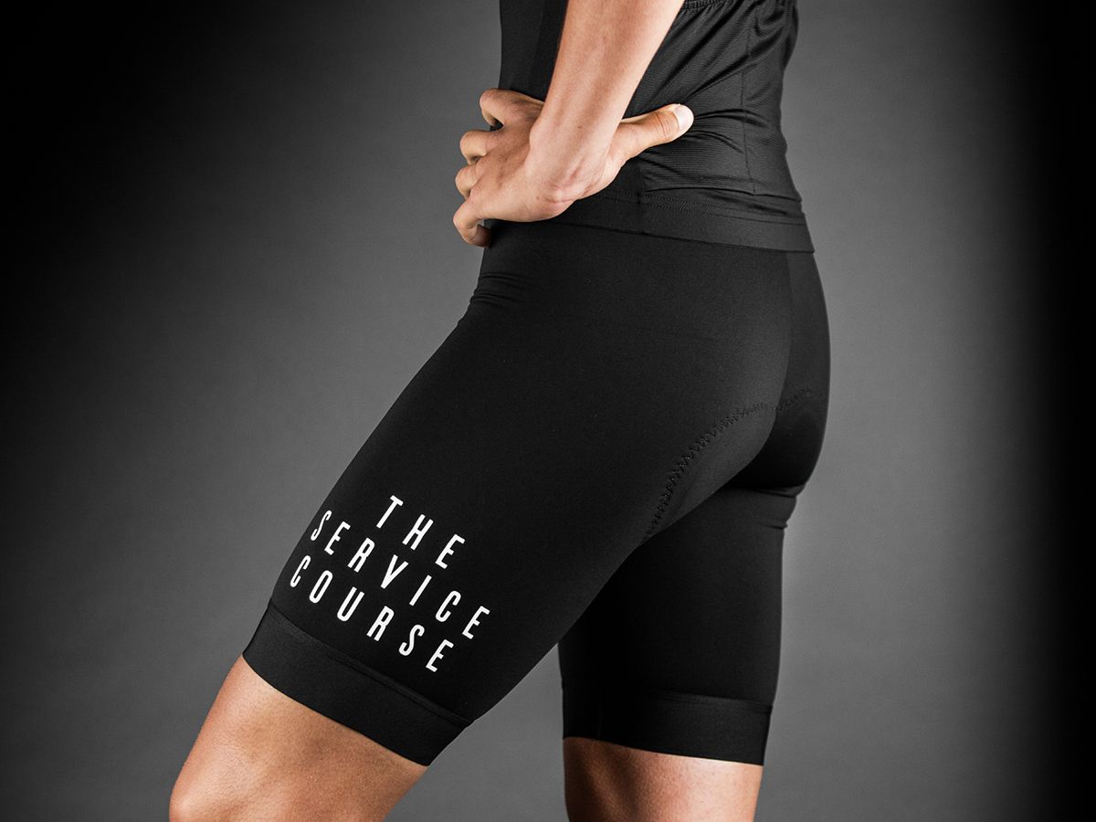 The Service Course Bibs 連身車褲 - 男款 - 白Logo XXL