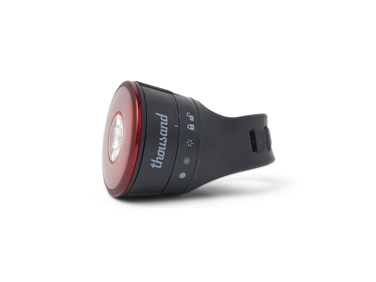 Thousand 單車磁吸後燈 隱形黑