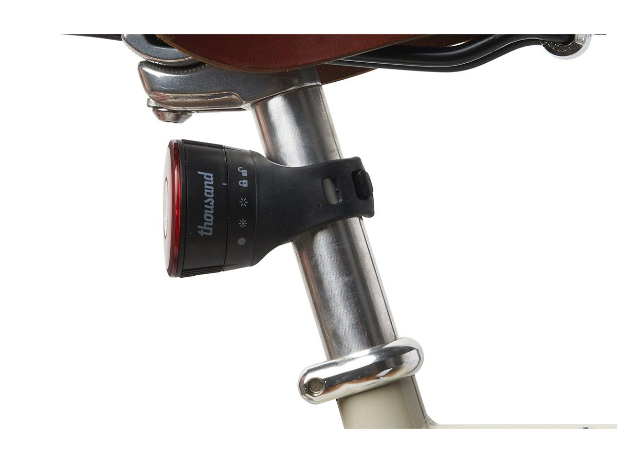 Thousand 單車磁吸後燈 隱形黑