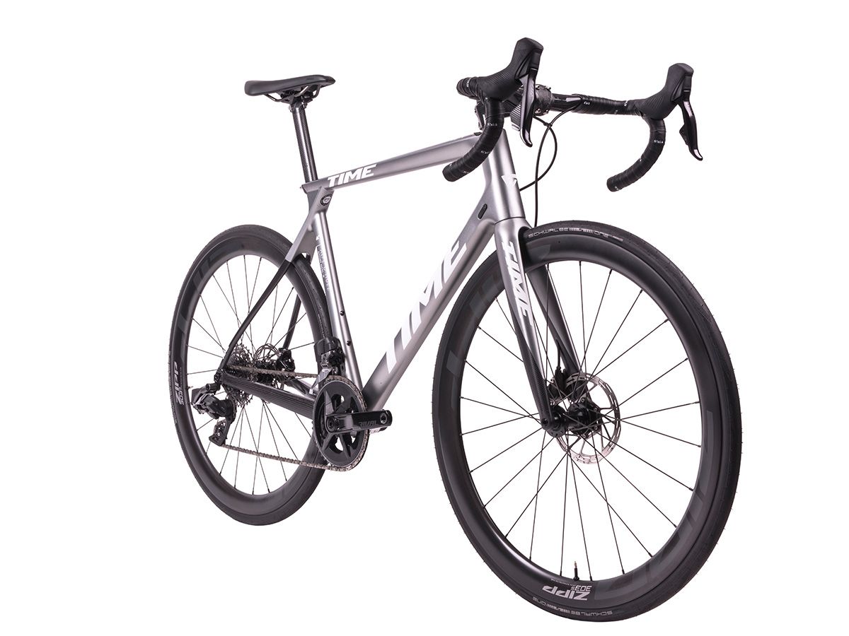 TIME Alpe d'Huez 01 爬坡車 - Matte Silver/跑車銀 - SRAM FORCE ETAP AXS 2x12 - XS