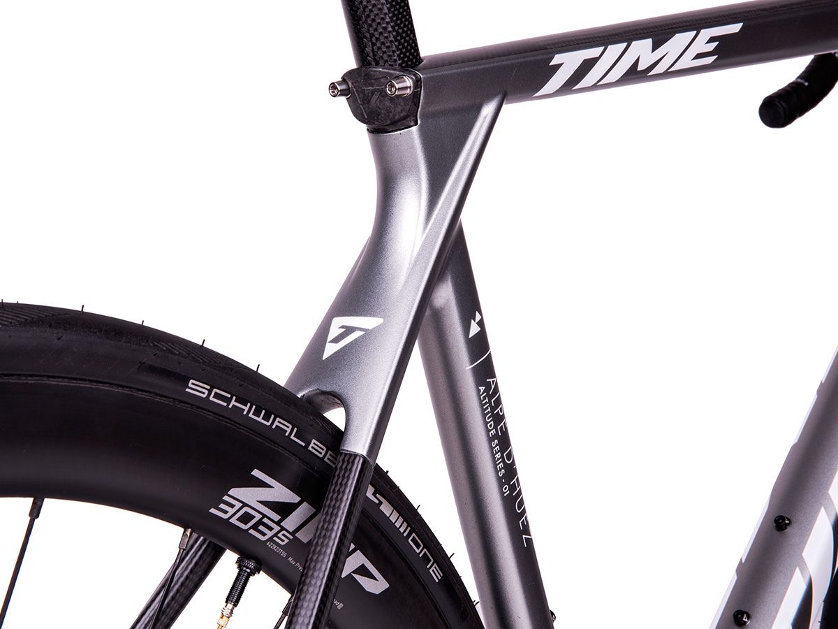 TIME Alpe d'Huez 01 爬坡車 - Matte Silver/跑車銀 - SRAM FORCE ETAP AXS 2x12 - XXS