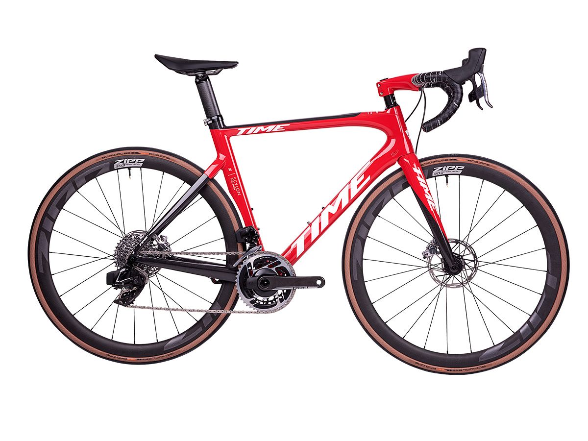 TIME Scylon 空力車 - Gloss Red/競速紅 - Sram Red etap AXS 2x12 - M