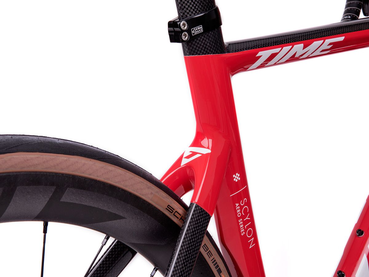 TIME Scylon 空力車 - Gloss Red/競速紅 - Sram Red etap AXS 2x12 - M