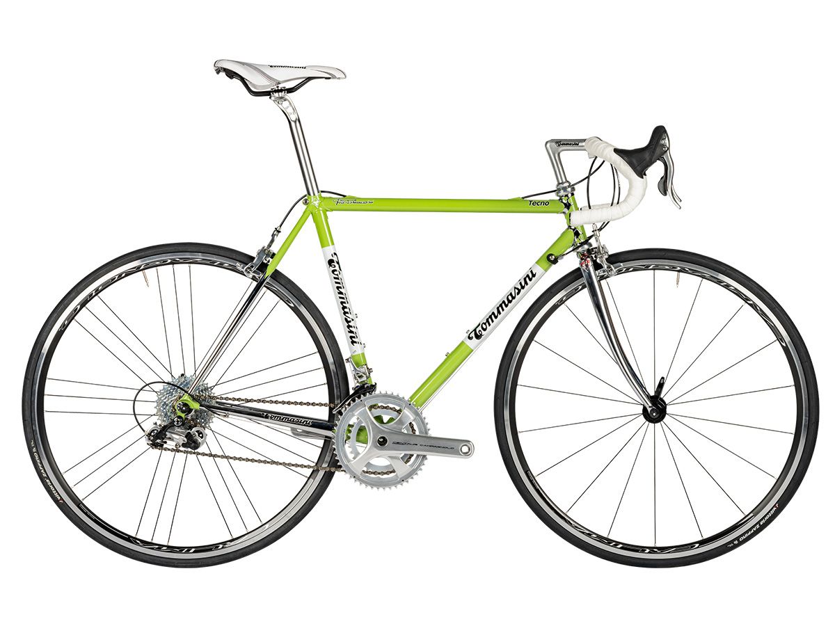 Tommasini TECNO 經典鋼管車 - Matcha Green/抹茶綠 - CAMPAGNOLO CENTAUR 2x12 / 52cm