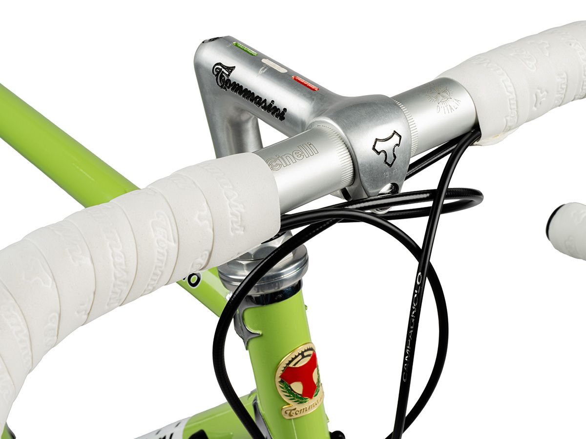 Tommasini TECNO 經典鋼管車 - Matcha Green/抹茶綠 - CAMPAGNOLO CENTAUR 2x12 / 52cm