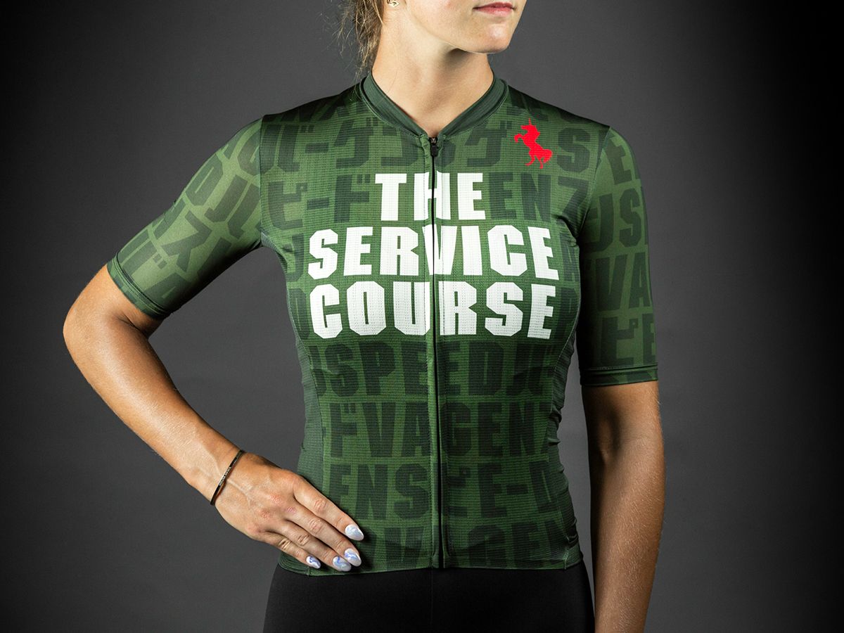 The Service Course / Speedvagen Race Jersey 女性競賽車衣 軍綠色 S