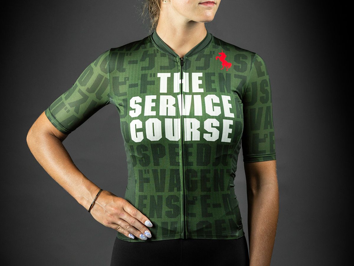 The Service Course / Speedvagen Race Jersey 女性競賽車衣 軍綠色