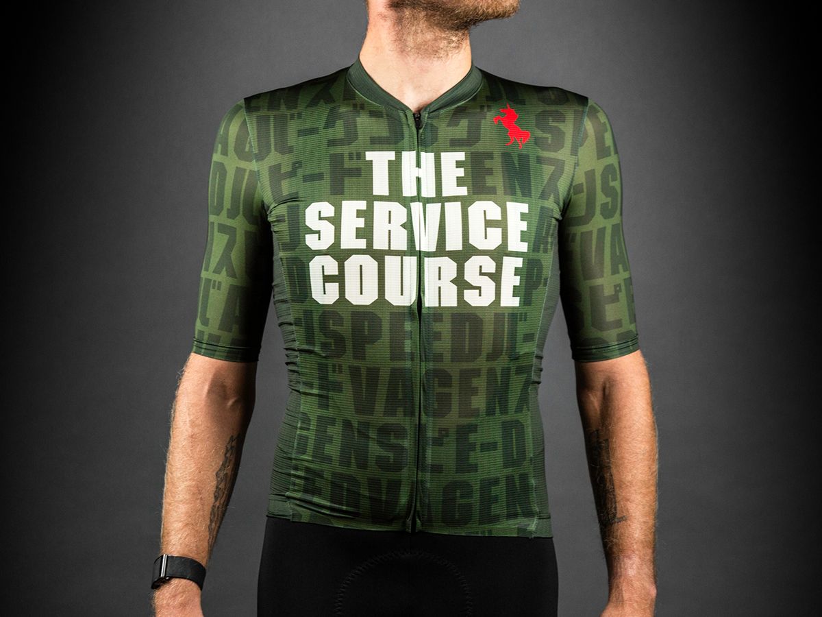 The Service Course / Speedvagen Race Jersey 競賽車衣 男款 軍綠色 S