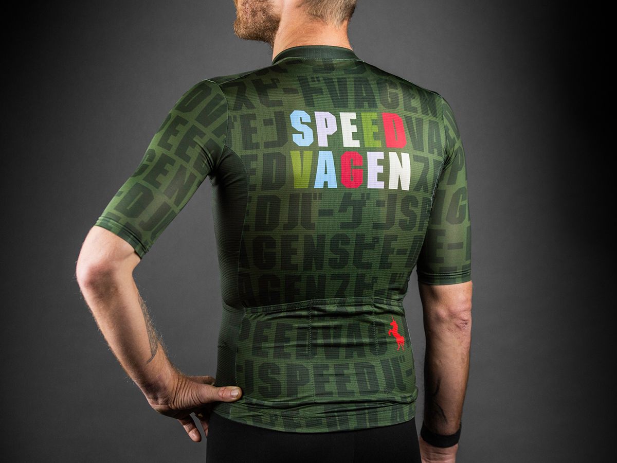 The Service Course / Speedvagen Race Jersey 競賽車衣 男款 軍綠色 L