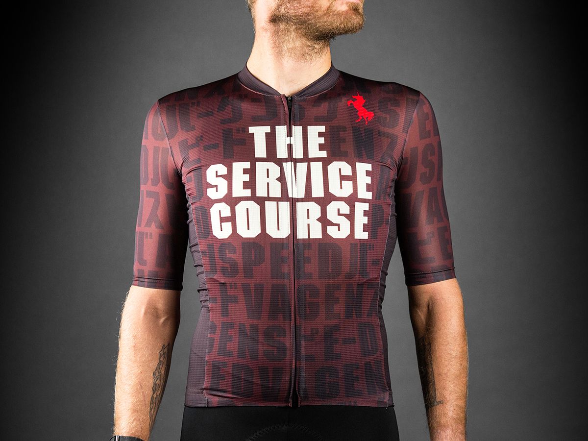 The Service Course / Speedvagen Race Jersey 競賽車衣 男性 紅色