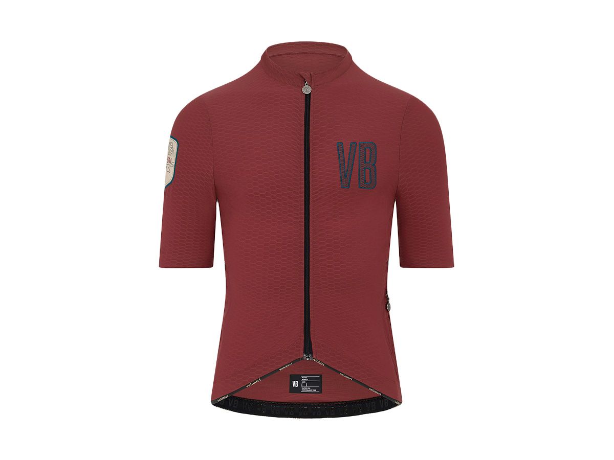 VB Pordoi Women's Jersey 女款車衣 - 大黃根紅