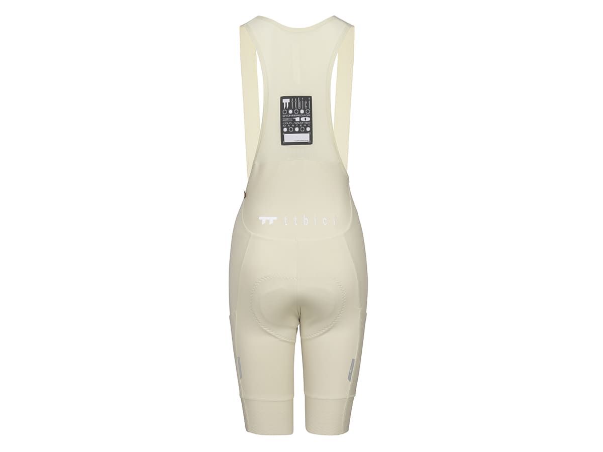 a Line Women's Apex Cargo Bib Shorts 女款口袋車褲 / 米白 L