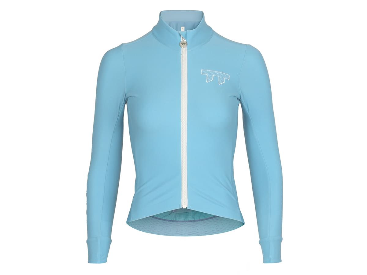 e Line Women's Classic Thermal Ls Jersey 女款經典保暖長袖車衣 / 馬卡龍藍 S