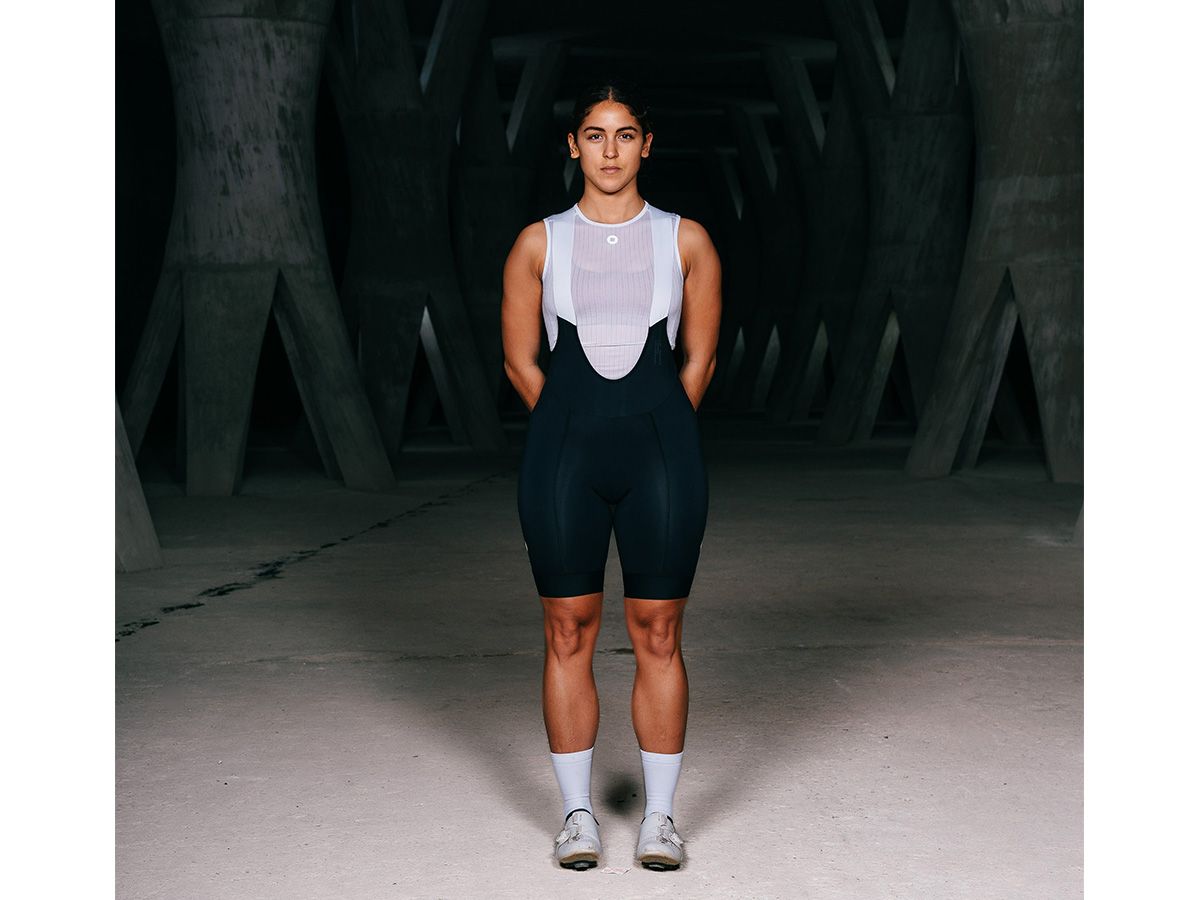 The Service Course Women's Engineered Bib Shorts 女款連身車褲 - 黑色 S