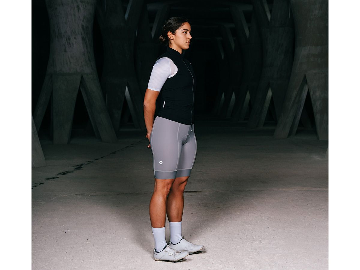 The Service Course Women's Engineered Bib Shorts 女款連身車褲 - 灰色 2XS