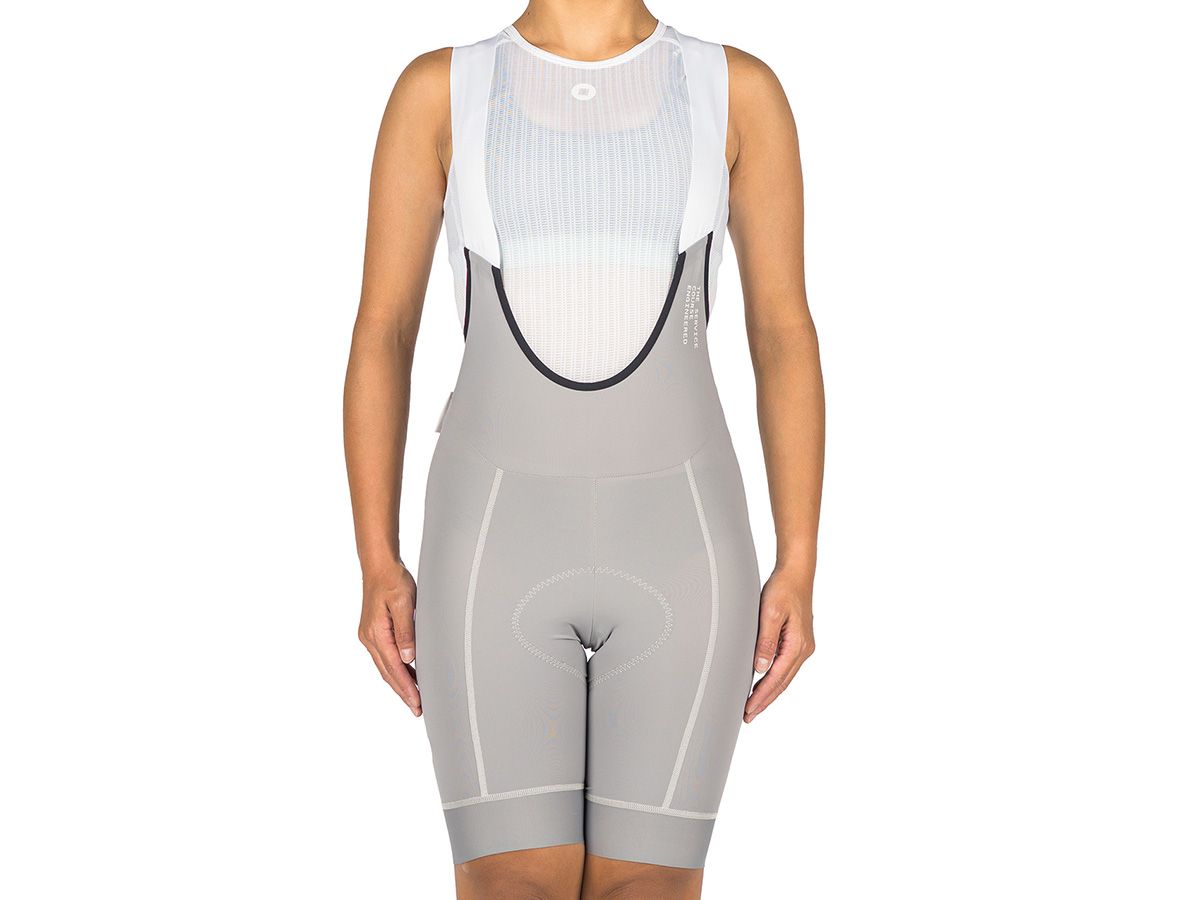The Service Course Women's Engineered Bib Shorts 女款連身車褲 - 灰色 XS