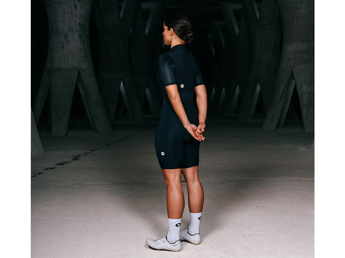 The Service Course Women's Engineered Short Sleeve Jersey 女款短袖車衣 - 黑色 XS