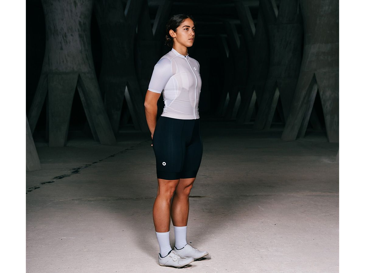 The Service Course Women's Engineered Short Sleeve Jersey 女款短袖車衣 - 米白色 M