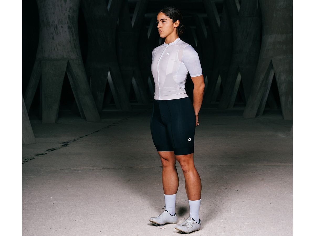 The Service Course Women's Engineered Short Sleeve Jersey 女款短袖車衣 - 米白色 S