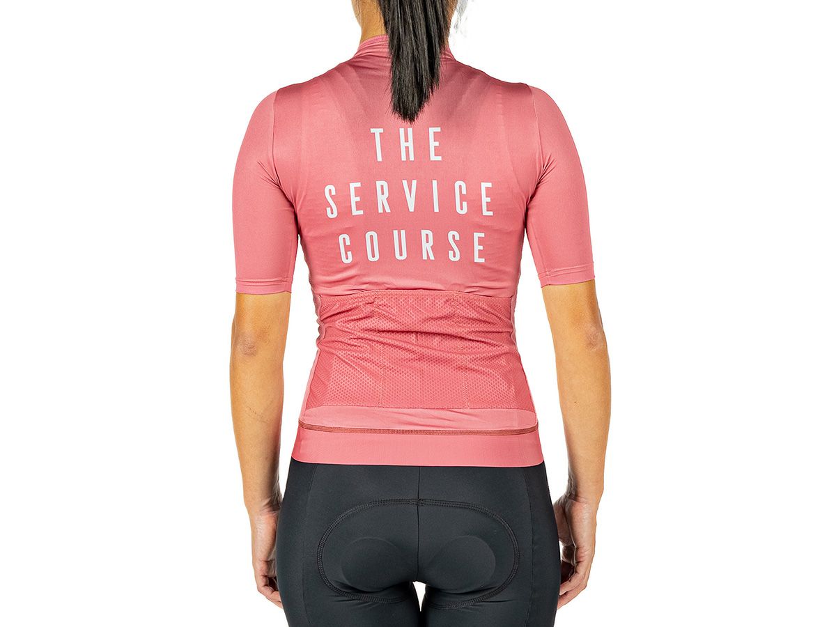 The Service Course Women's Short Sleeve Jersey 女款短袖車衣 - 胭脂紅 S
