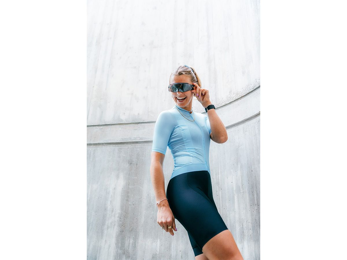 The Service Course Women's Short Sleeve Jersey 女款短袖車衣 - 天空藍 XS
